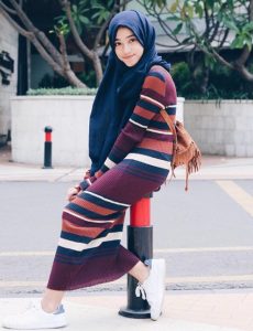 model fashion hijab modern